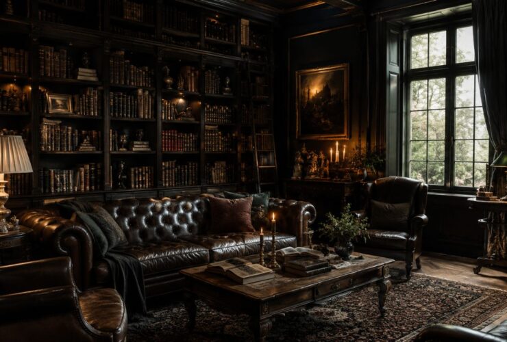 Dark Academia Home Decor & Interior Design