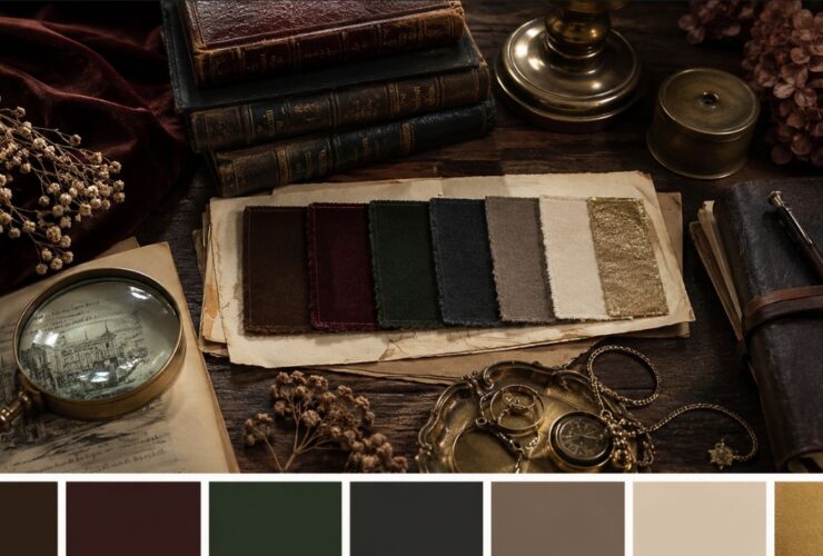 Dark Academia Colors & Design Elements