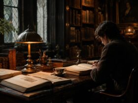 Dark Academia Libraries & Study Spaces