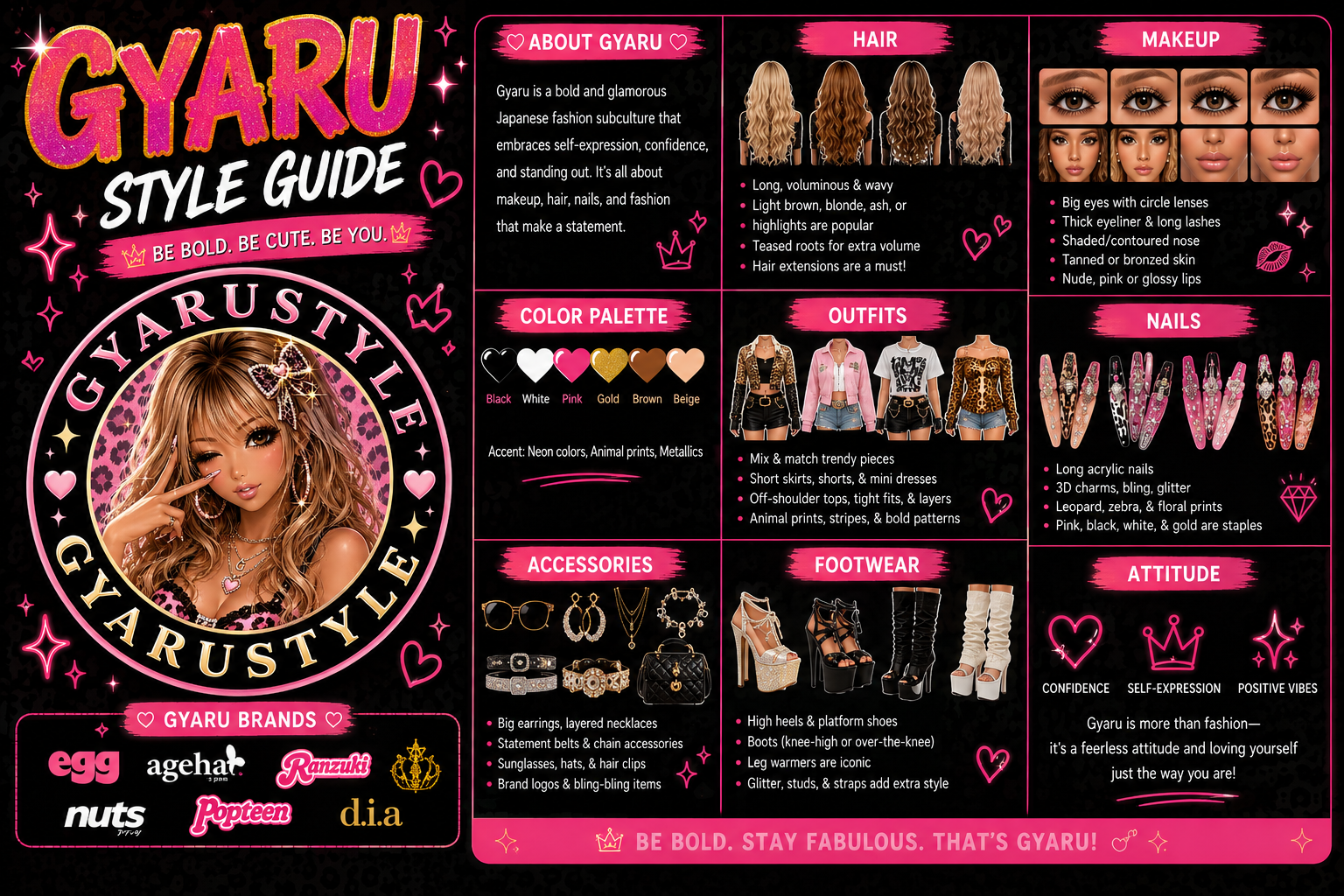 Gyaru Style Guide
