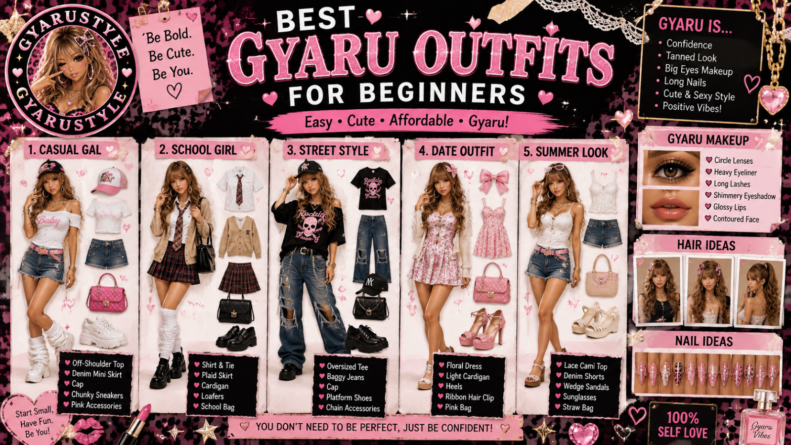 Best Gyaru Outfits for Beginners