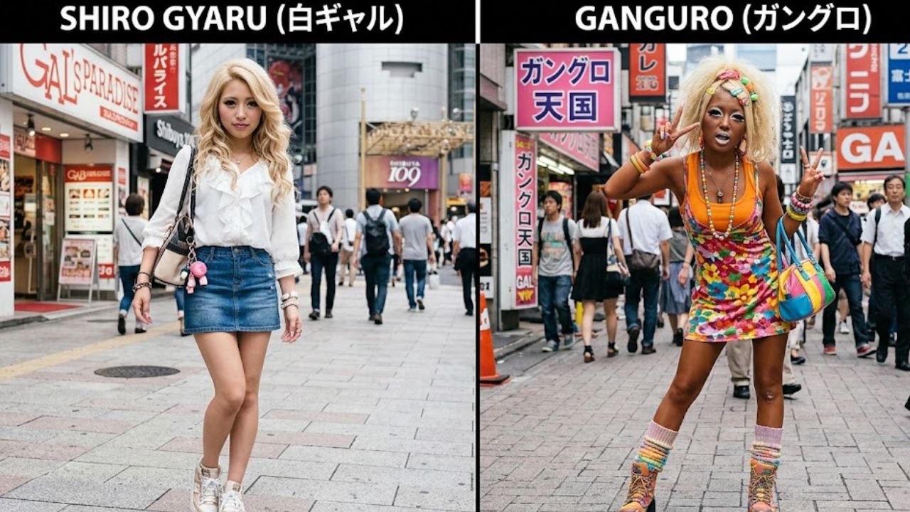Shiro Gyaru vs Ganguro