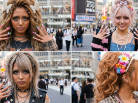 Traditional Gyaru Makeup