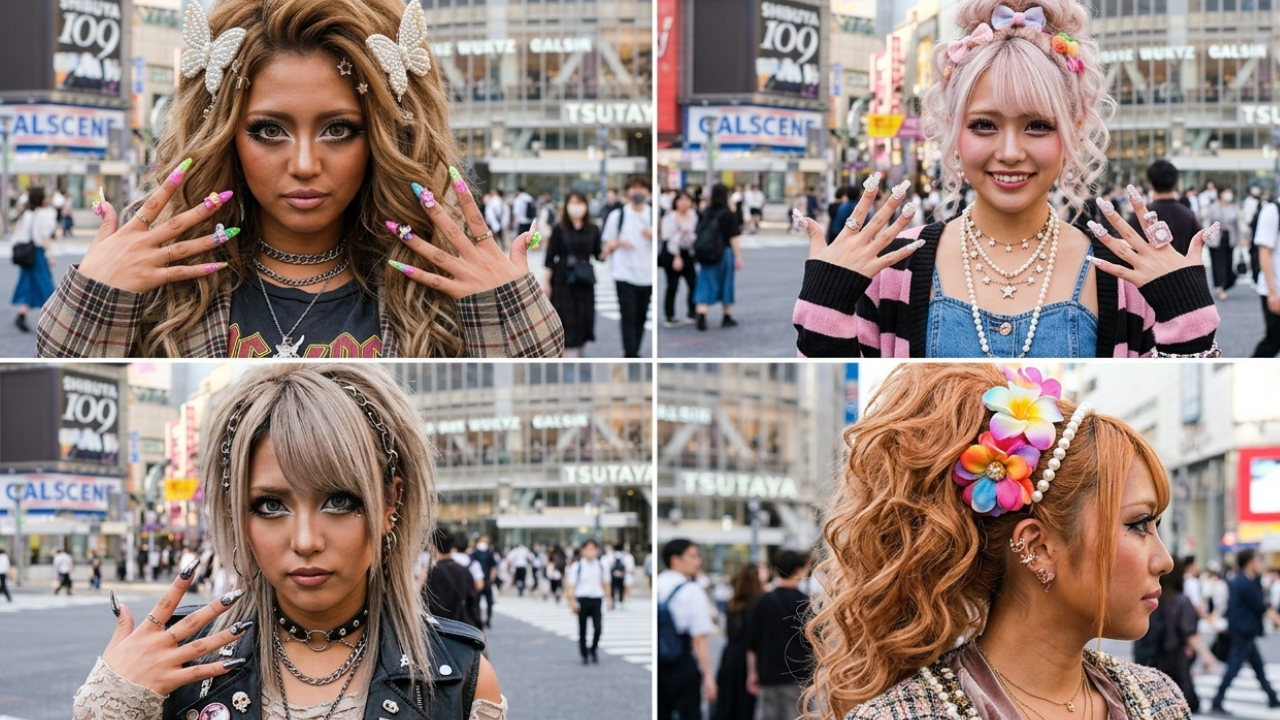 Traditional Gyaru Makeup