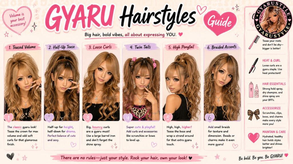 Gyaru Hairstyles Guide