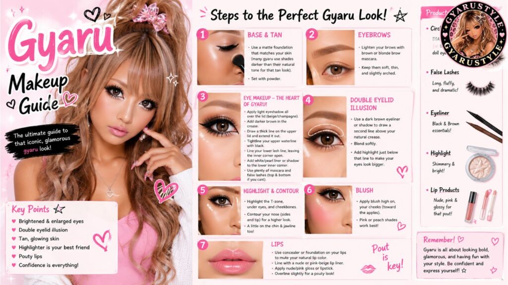 Gyaru Makeup Guide