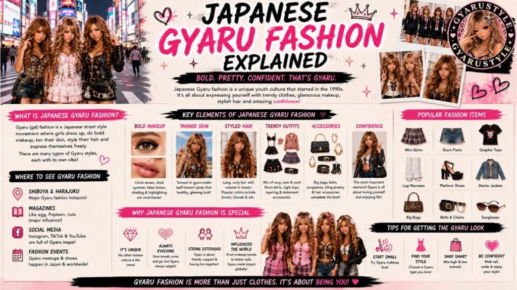 Japanese Gyaru Fashion Explained