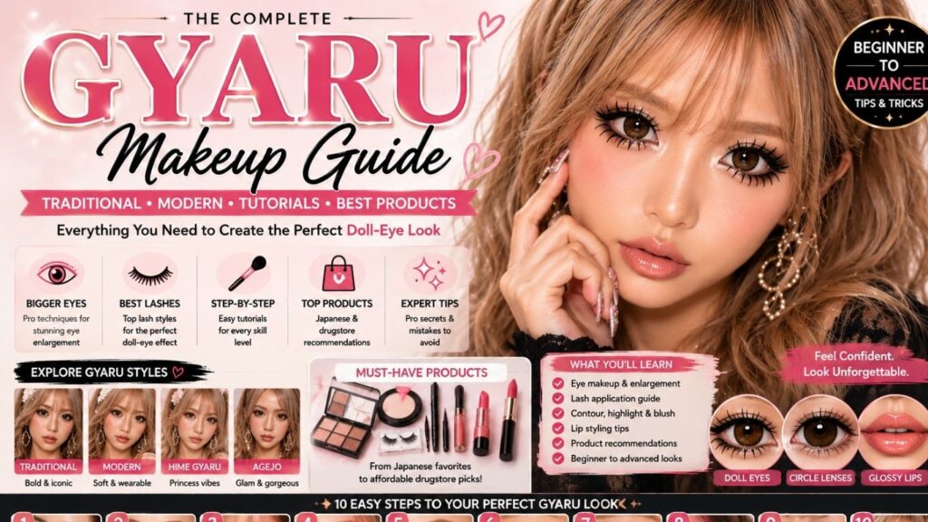 Gyaru Makeup Guide