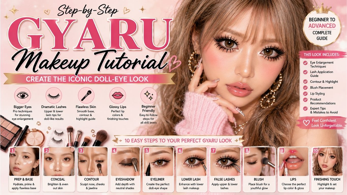 Gyaru Makeup Guide