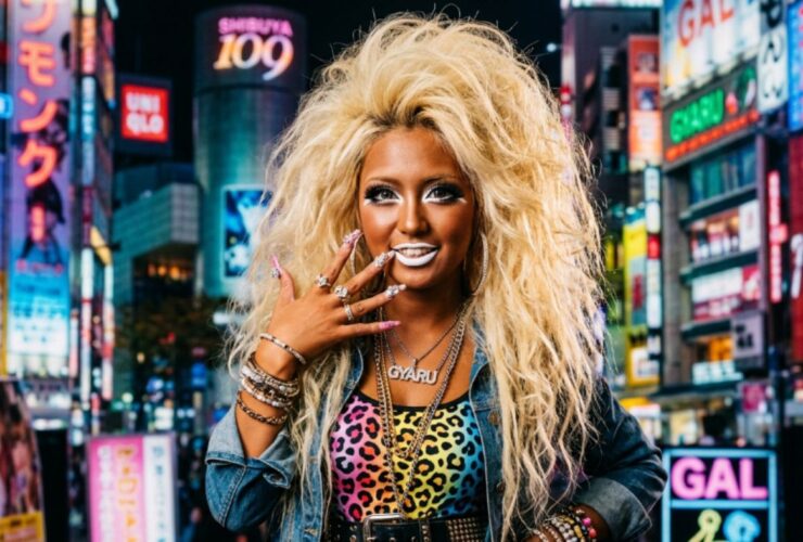 Ganguro Inspired Volume Hair
