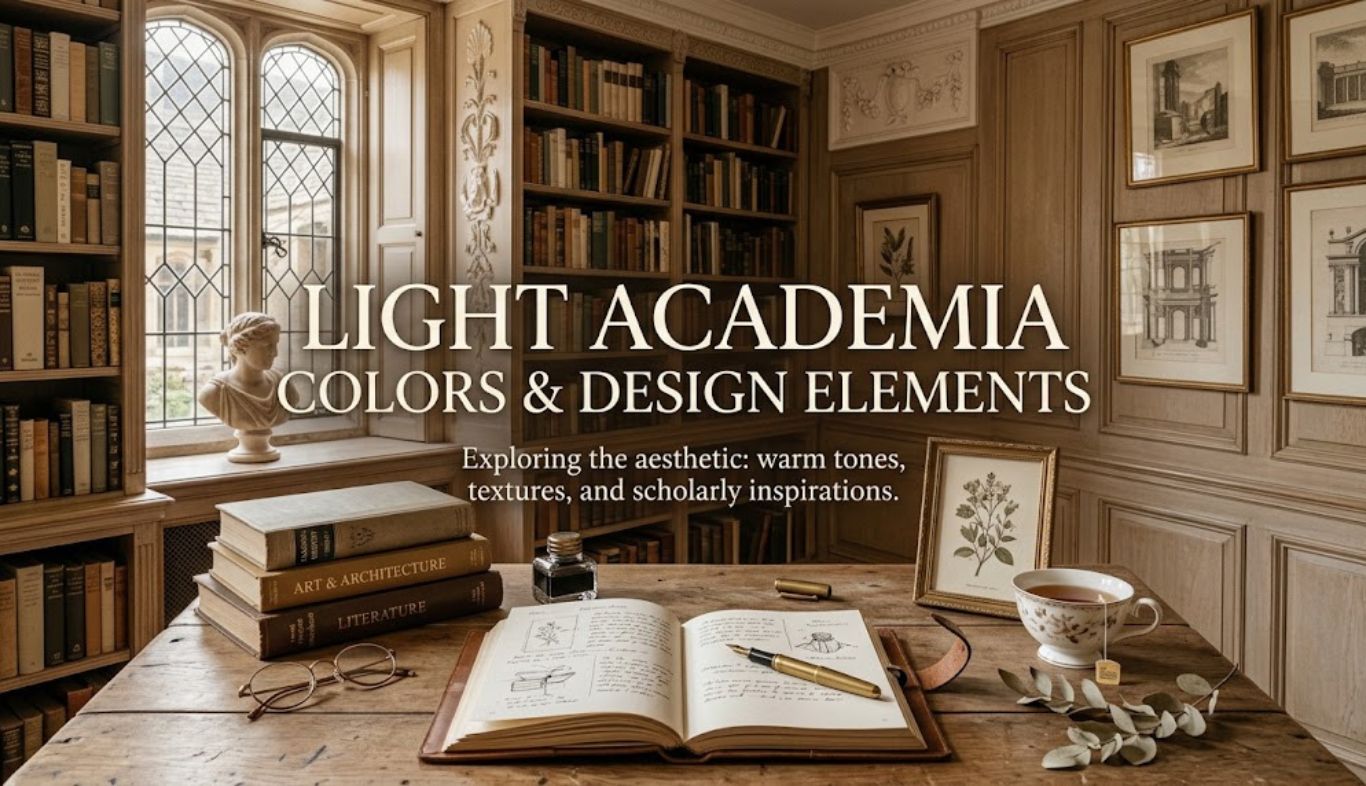 Light Academia Colors & Design Elements