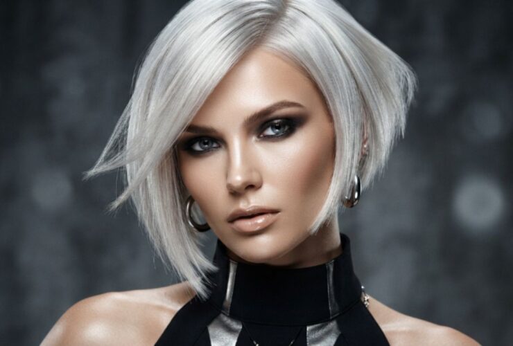 Platinum Blonde Statement Hair