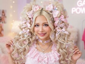Ribbon-Accessory Gyaru Hair