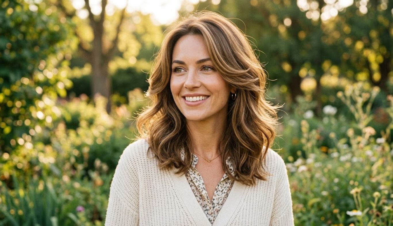 Soft Layered Medium-Length Hair