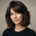 Voluminous Side-Swept Bangs
