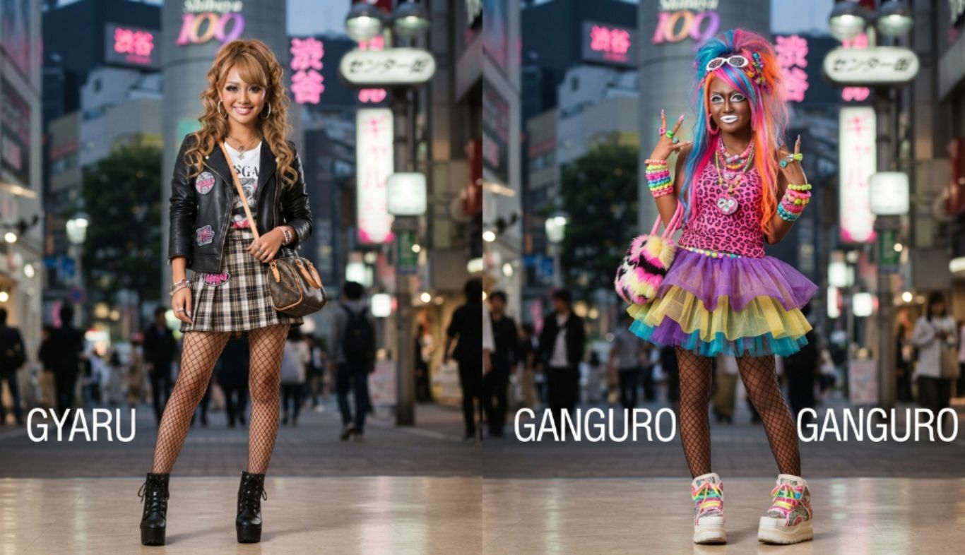 gyaru vs ganguro