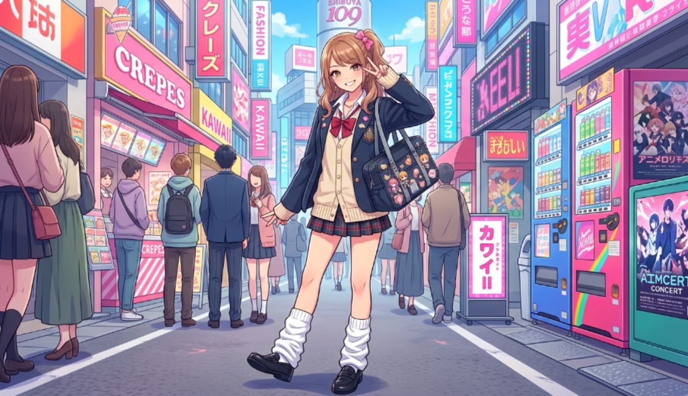 kogyaru Shorter skirts
