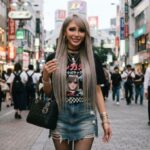straight hair gyaru