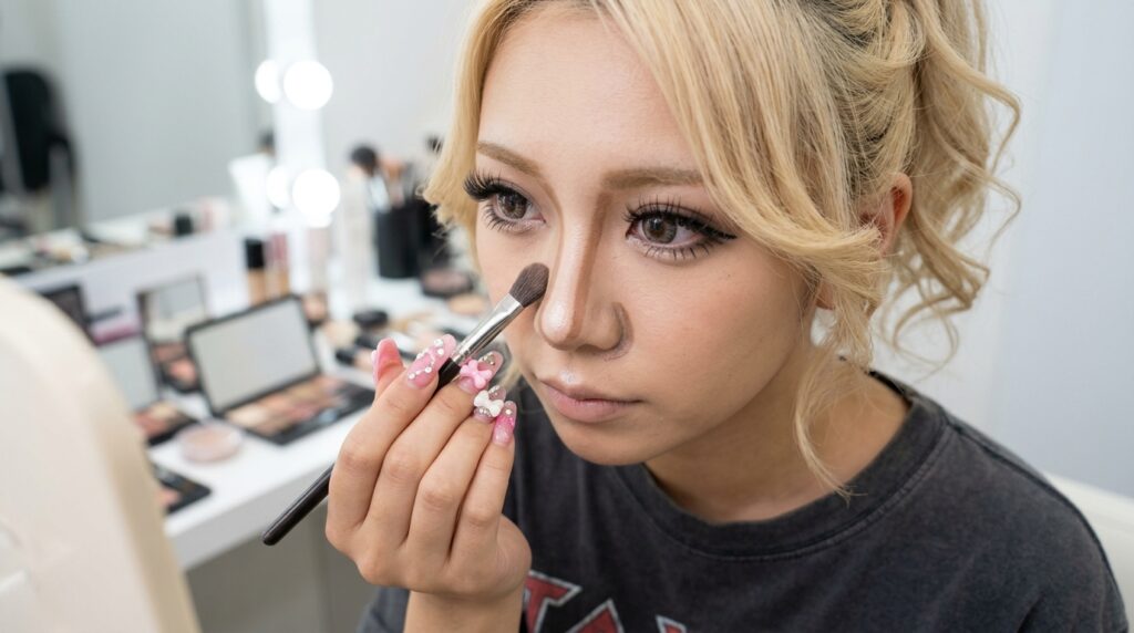 Gyaru Contour Tutorial