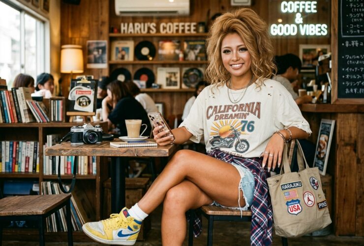 Amekaji Gyaru